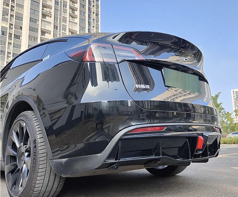 Диффузор бампера Tesla Model Y зі стопом у стилі Formula 1 спойлер сплиттер зеркала сплiтер