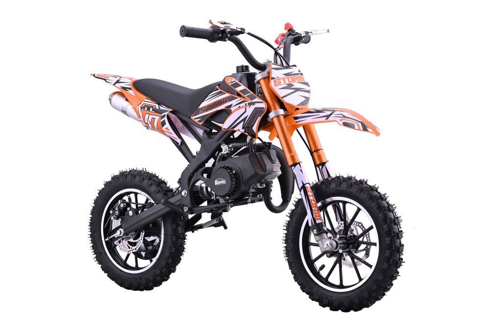 Mini Cross Motor Spalinowy 49Cc Storm Pomarańczowy 40Km/H Db701Se
