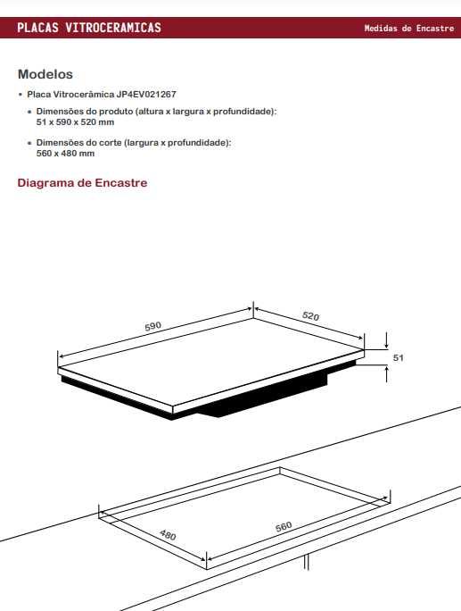 Pack de Encastre Placa Vitrocerâmica + Forno Multifunções Jocel