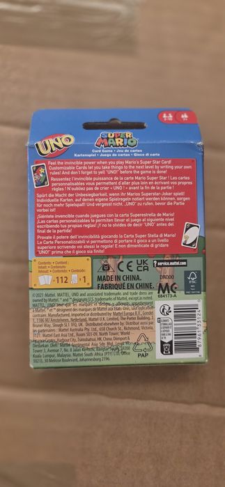 Jogo UNO - Super-Mario novo, fechado