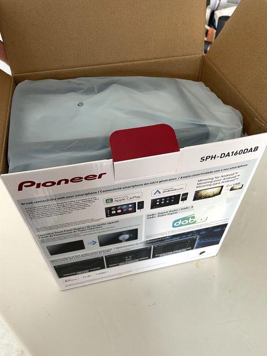 Pioneer SPH-DA160DAB – Novo, selado, na caixa | CarPlay + Android Auto + DAB+