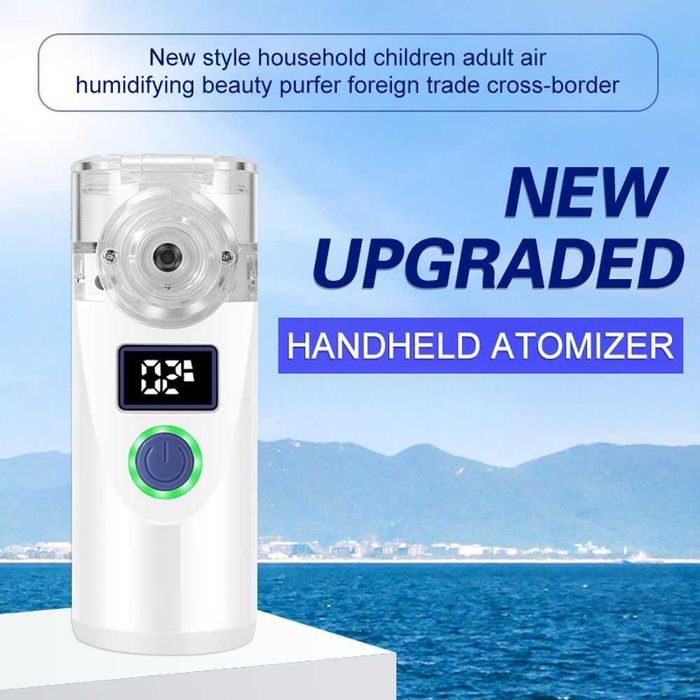 Inhalator Nebulizator LCD USB AA Cichy Dla Dzieci i Dorosłych