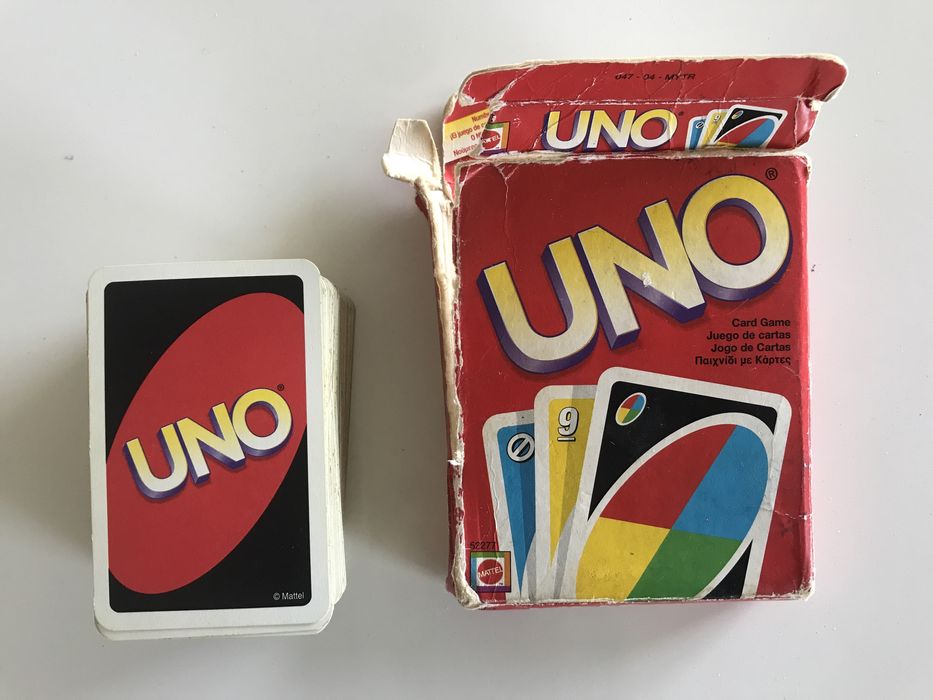 Jogo UNO antigo + baralho cartas Coca-cola + baralho de cartas