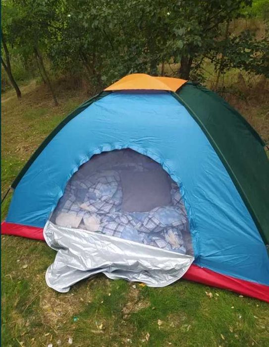 NAMIOT TURYSTYCZNY wędkarski z moskitierą 2x1,5m w pokrowcu