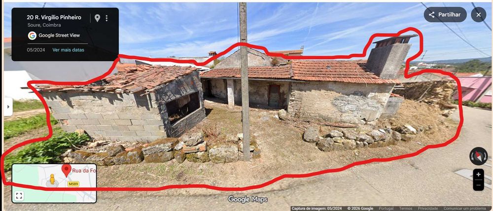 Moradia para reconstrução no Casal do Barril – Soure