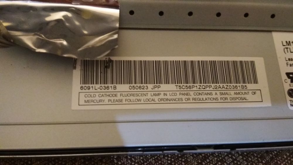 Продам б/у монітор LG L1717S