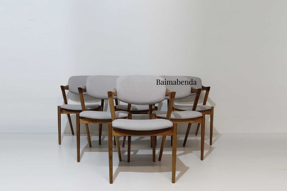 Conjunto de 6 cadeiras Estilo nórdico retro Vintage