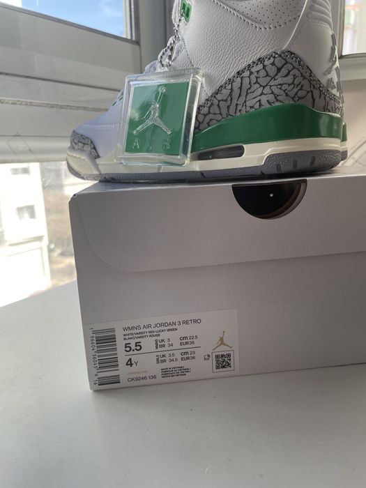 Jordan 3 Lucky Green - n36