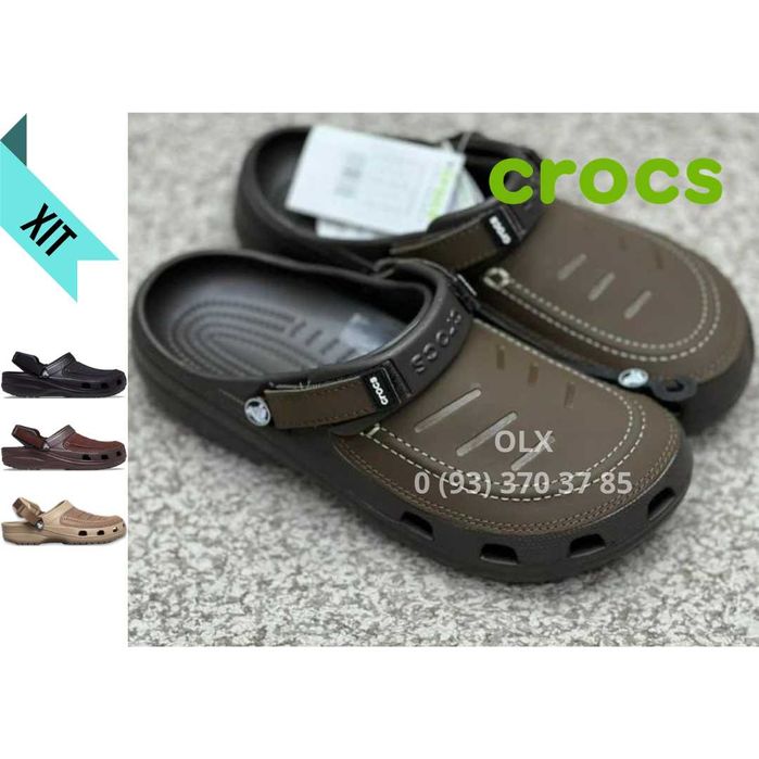 crocs Yukon Vista Clog Black Espresso Крокси Чоловічі кроксы мужские