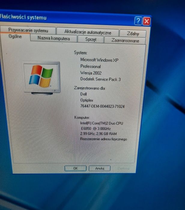 Komputer Dell 755 retro WinXP