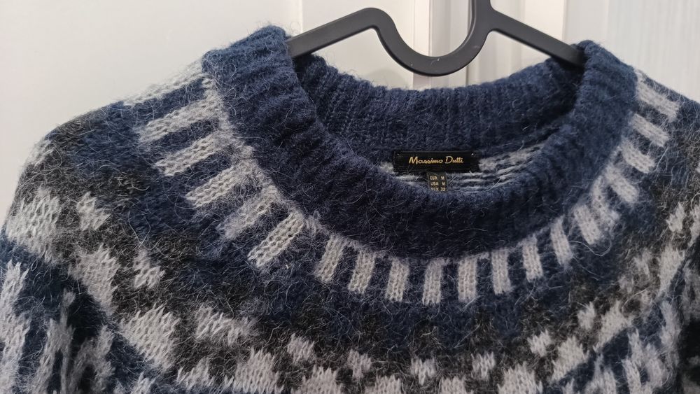 Sweter damski Massimo Dutti z wełną i moherem