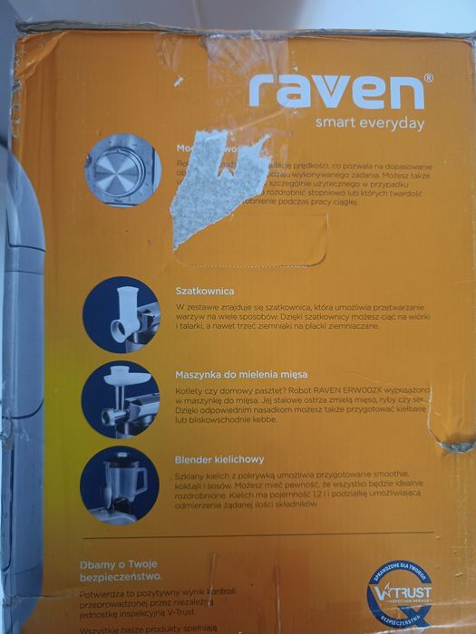 Robot planetarny Raven 1200W maszynka do mięsa, szatkownica