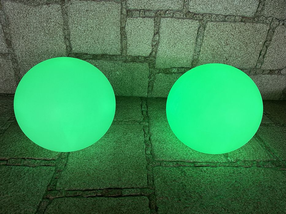 Bolas luminosas - iluminação