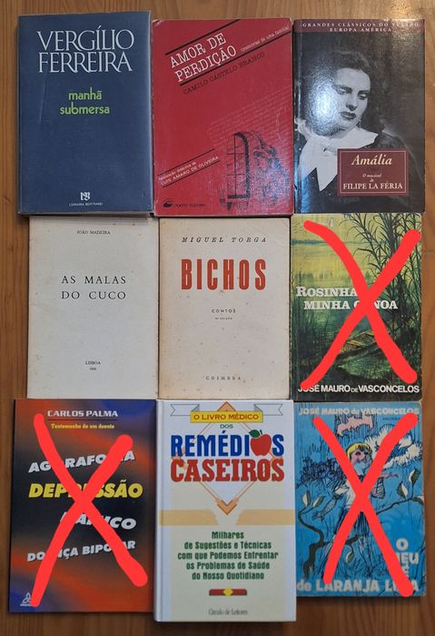 Vários Livros de vários autores