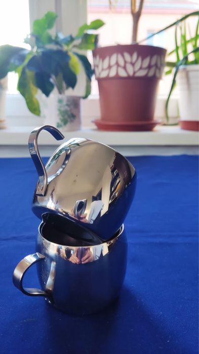 Filiżanki ze stali nierdzewnej Tramontina Inox Brasil