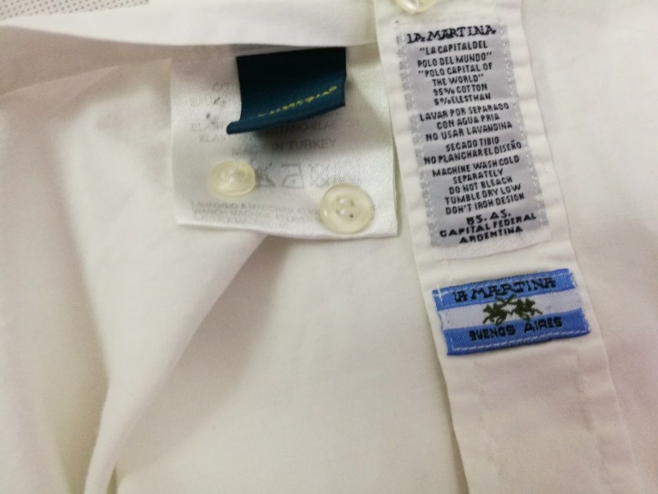 La Martina® Koszula roz. L Oryginał Bahamas Unikat polecam Modna Premium jak Nowa Męska