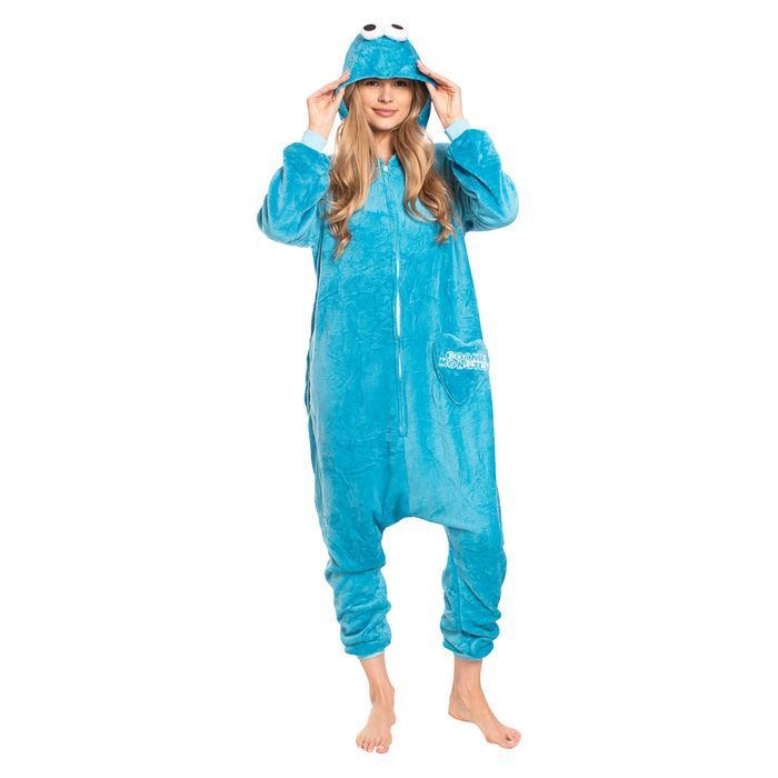 Piżama Damska Kigurumi Onesie Strój Ciasteczkowy Potwór 145-155 cm S