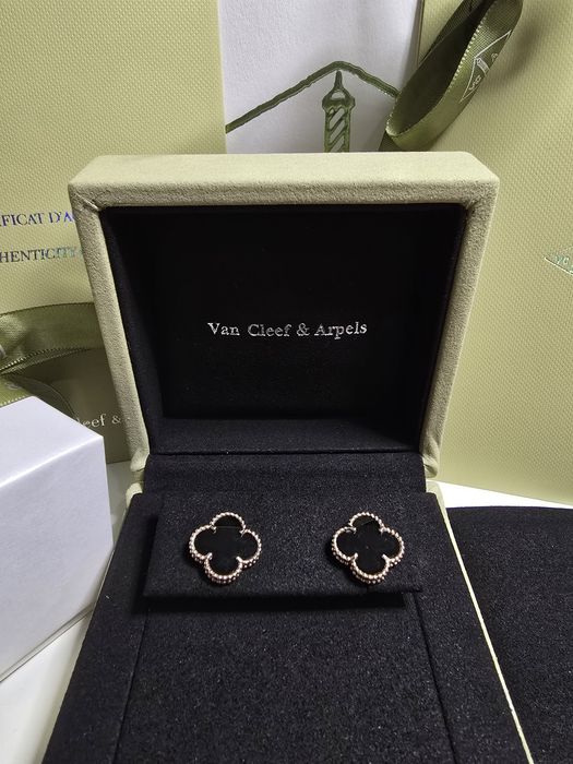 Золоті сережки Van Cleef & Arpels