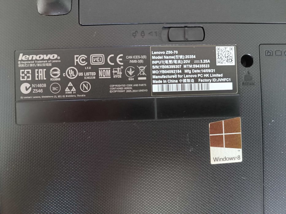 Laptop Lenovo Z50-70 i5 8GB RAM Windows 10 zadbany, elegancki