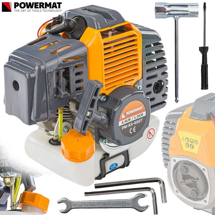 POWERMAT Silnik Do Kosy Spalinowej Kosa Podkaszarka 6km PM-KS-600T-SI