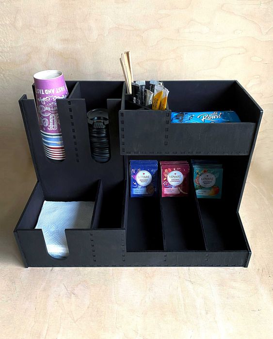 Органайзер для кафе деревян. для стаканів, кришок, серветок РІЗНІ НОВІ