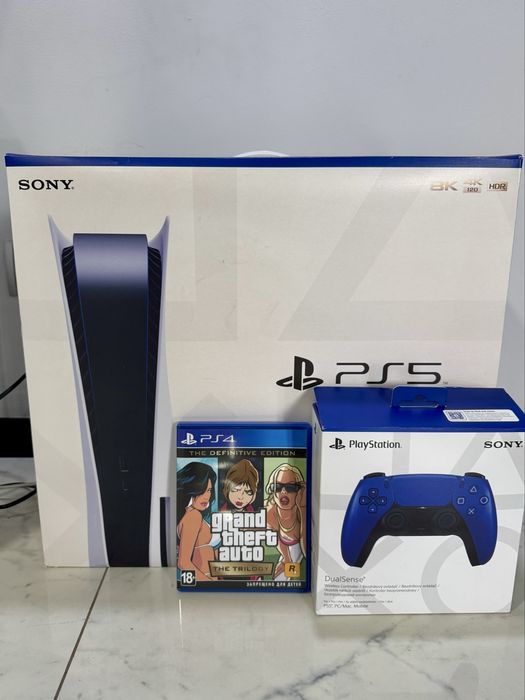 Sony PlayStation 5 (ps 5 дисковод)+2 DualSense