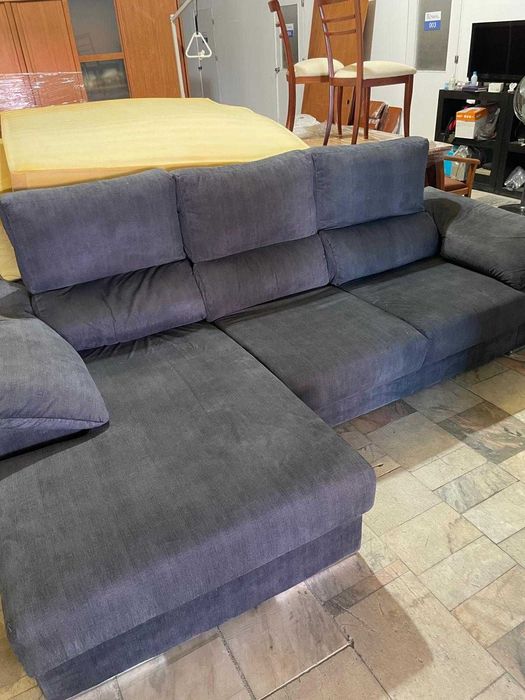 Sofá Chaise Long em Tecido
