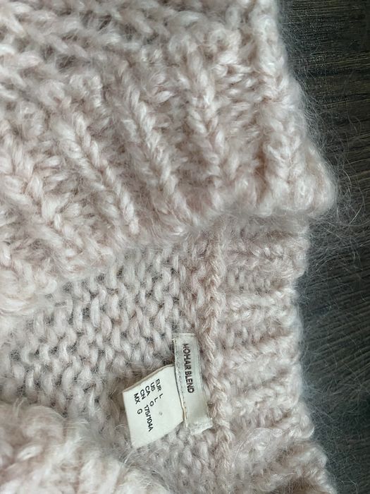 Светр h&m мохер пудровий