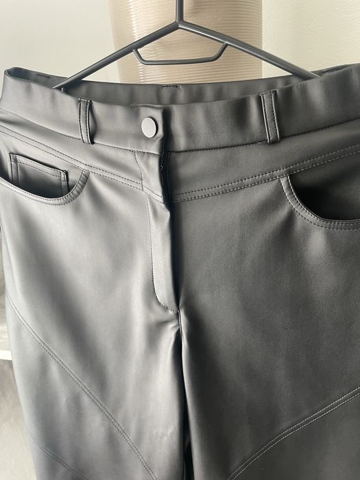 Штани VLORIA екошкіра з відстрочками