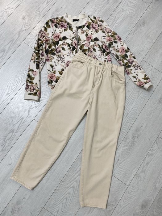 Котонові штани H&M + в подарунок бомбер