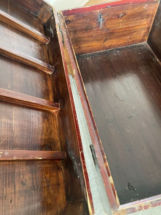 Arca /mesa de apoio - madeira  50x78cm