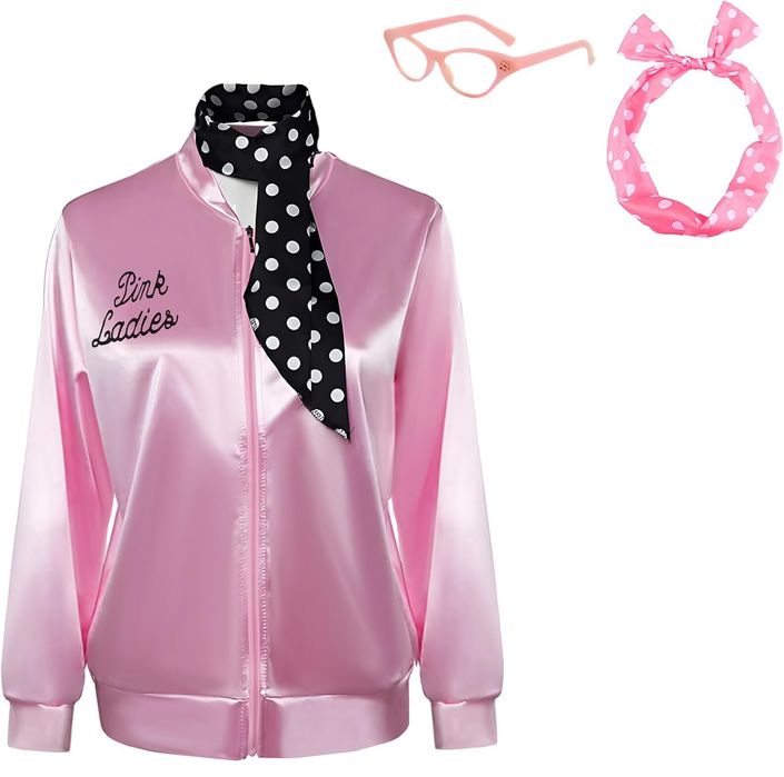 Różowy Kostium Pin-Up Lady Dla Dorosłych Rozmiar M