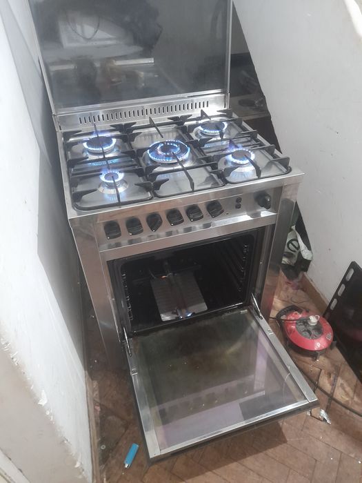 Fogão Tróia semi industrial gás de botija ou canalizado faço a alteração, forno a gás com grill eléctrico