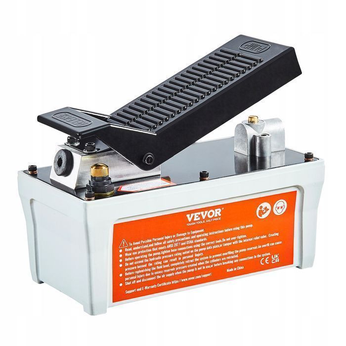 Pompa hydrauliczna pneumatyczna VEVOR 700 bar 6 l 8 l na min