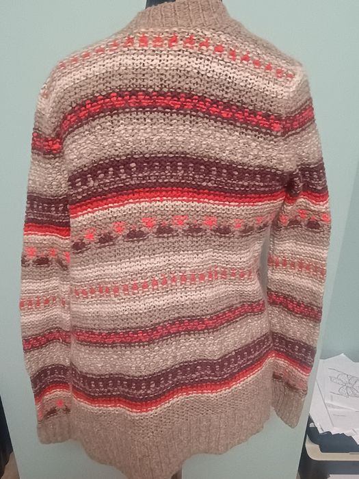 Sweter z dodatkiem wełny XS