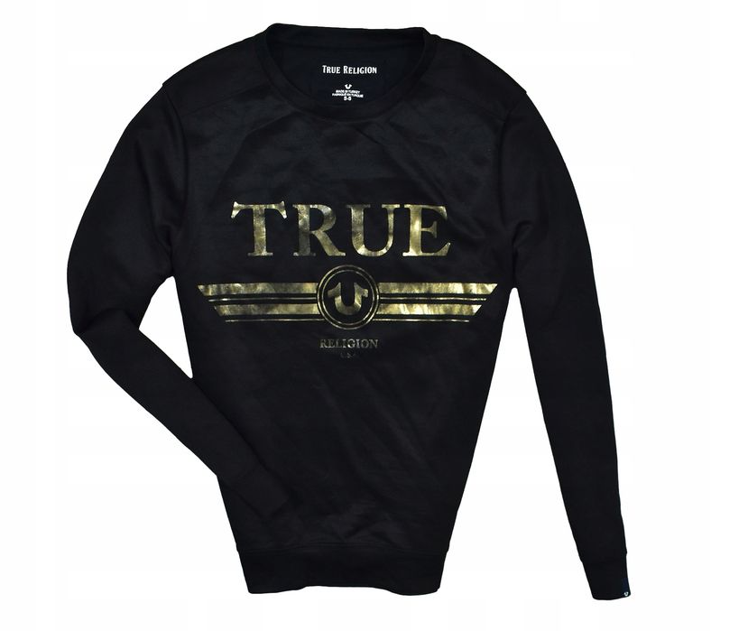 True Religion Sweat Retro Męska Bluza Crewneck S