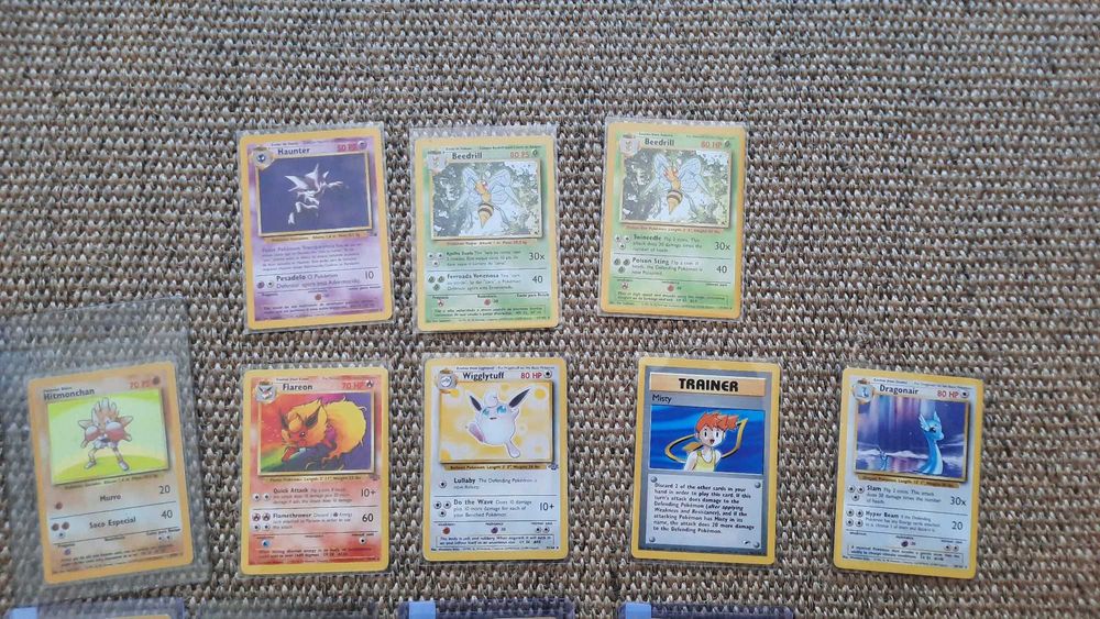 Cartas Pokémon Base Set / Gym Heroes e Promo - Raras Português e Inglês - Near Mint / Excelentes