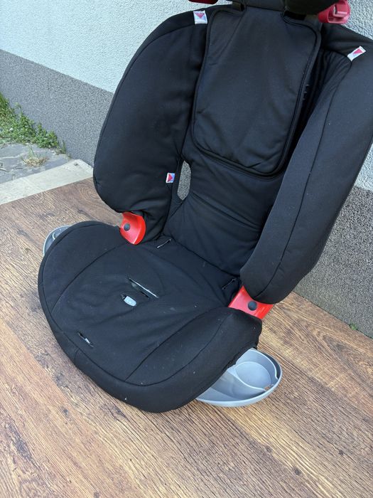 Britax Evolva 123 w Pasy Samochodowe CZARNY Fotelik Dla Dziecka