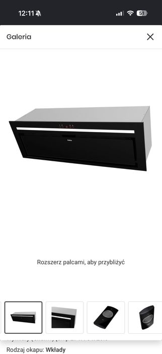 Okap AMICA OMC9451B HC . 90cm