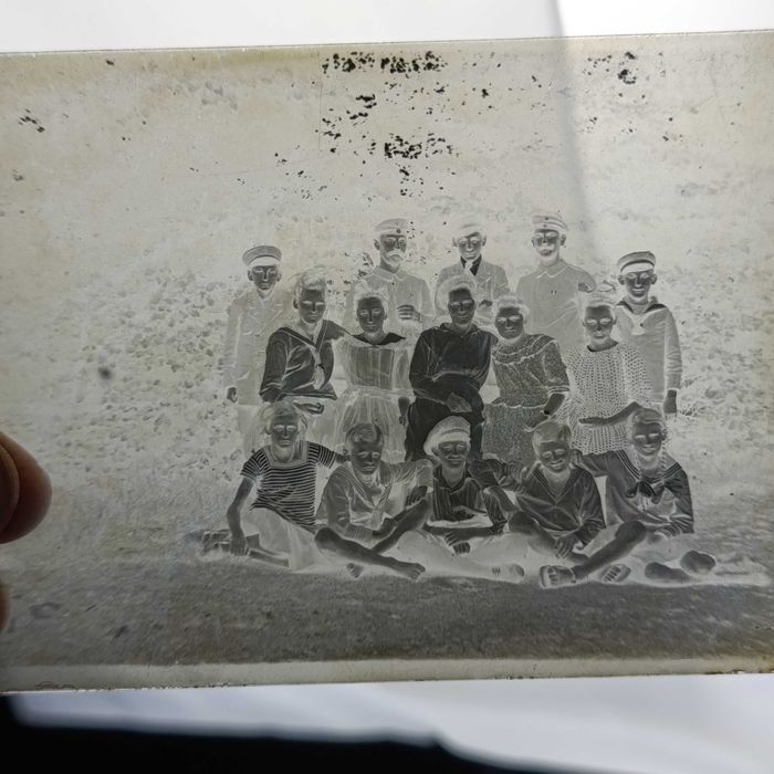 Szklane negatywy 9×12 cm (9 szt.) – ok. 1910–1925 – fotografia dawna