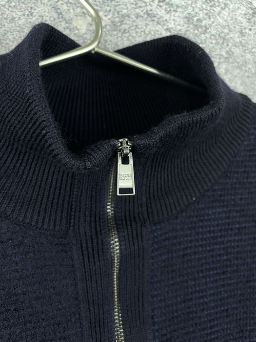 Чоловічий зіп светр Hugo Boss | Вовняний кардиган Hugo Boss | XS-S