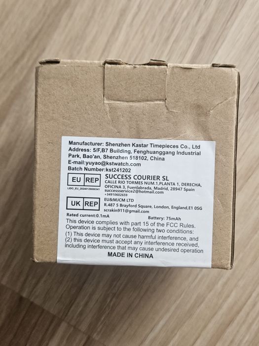 Zegarek elektroniczny TPW K9056 LCD sportowy 36 mm czerwono-granatowy NOWY