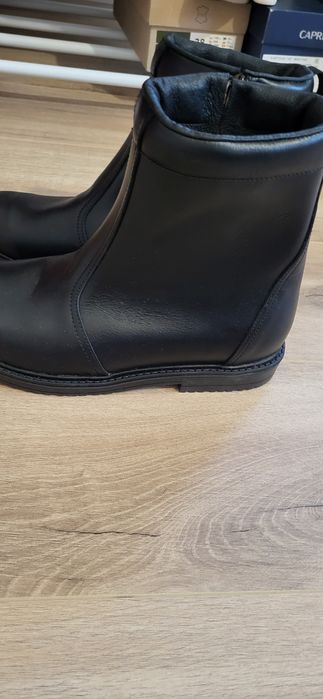 Buty botki skórzane policyjne 40