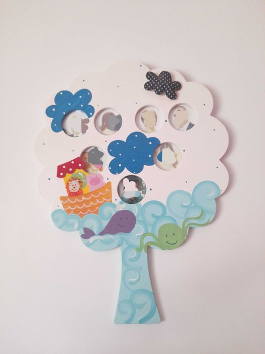 Conjunto candeeiros e molduras tema mar