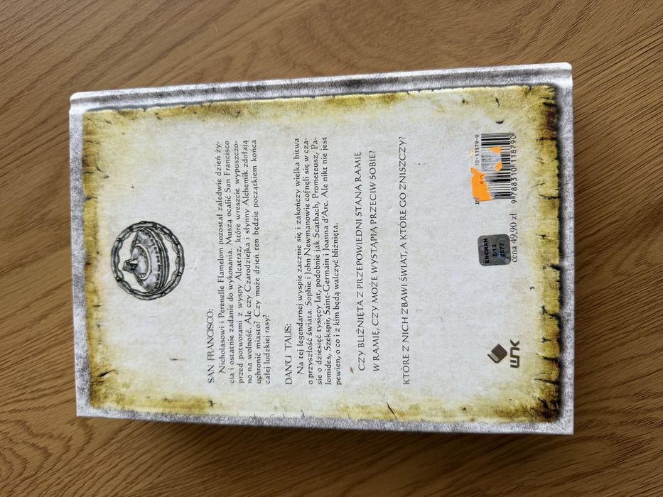 Sekrety nieśmiertelnego nicholasa flamela Michael Scott Wiedźma