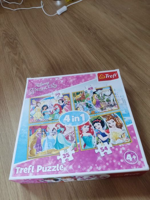 Puzzle 4 w 1 księżniczki