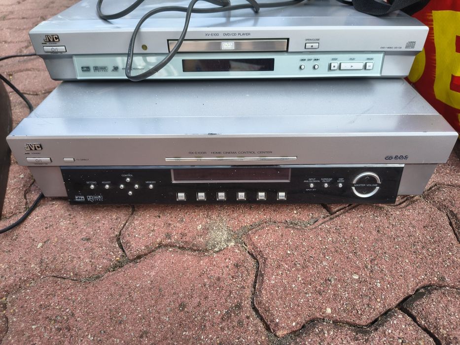 Kino domowe JVC wzmacniacz DVD subwoofer głośniki