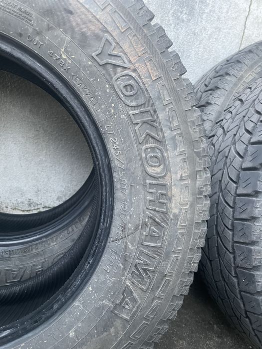 4 pneus 245/75R17 Yolohama Geolandar A/T-s