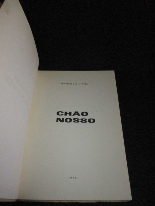 Livro Chão Nosso Francisco Viana 1ª edição 1966