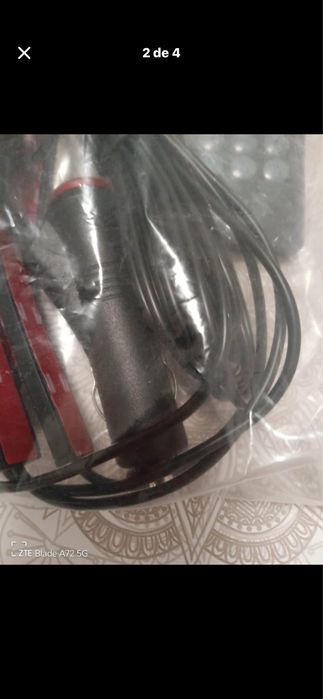 Leds varias cores com comando USB e isqueiro